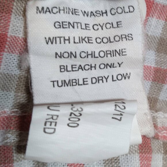 Johnnie O Hangin Out Long Sleeve Men's XXL Red & White Button Down JMWL3200 - Picture 14 of 16